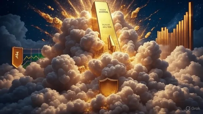 L'Or en Feu : Records Explosifs, Baisse des Taux et Afflux ETF qui Font Trembler les Marchés