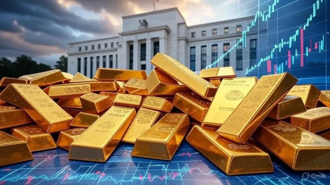 L'Or Frôle des Sommets Records : Les Marchés en Alerte Face aux Signaux Anxieux de la Fed
