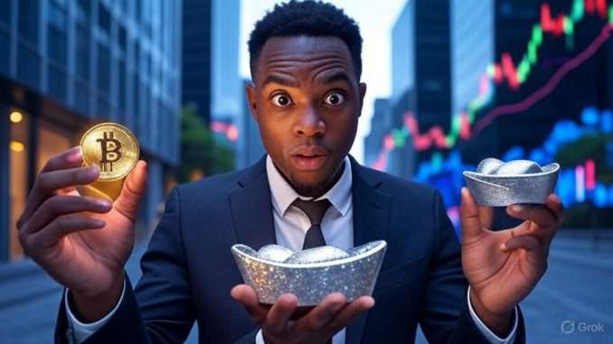 Jeunes Investisseurs : Fuite du Bitcoin vers l'Explosion du Métal Argent ? Alerte Silver Squeeze 2025 !