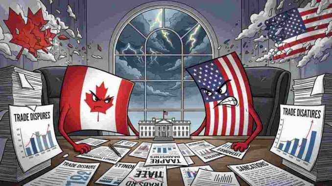 Rencontre Explosive Trump-Carney : Tarifs Douaniers et Tensions Commerciales au Bord de la Crise