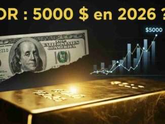 OR : 5000 $ en 2026 ? Prévisions Choc sur le Prix de l'Or, Crise de Confiance dans le Dollar