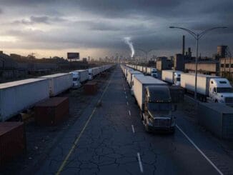 Ralentissement Économique Américain : Fret en Chute, Emplois Fragiles et Marchés en Tension fin 2025