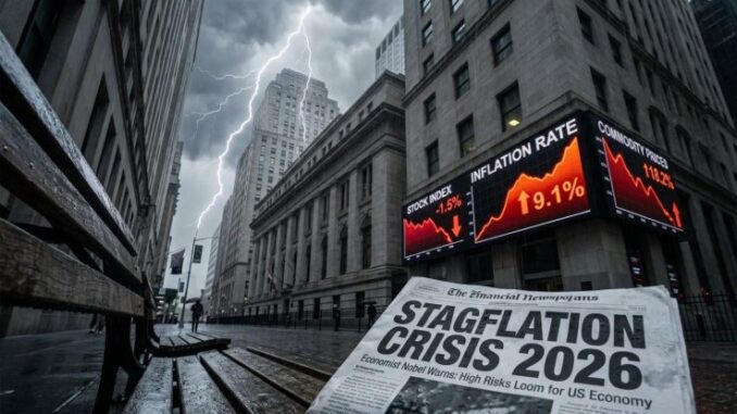 Alerte stagflation aux États-Unis le risque jugé très élevé par un prix Nobel