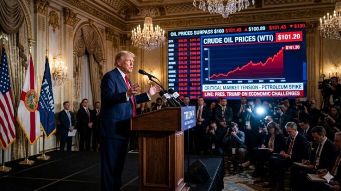 Donald Trump accentue sa pression sur Jerome Powell face au pétrole à 100 dollars