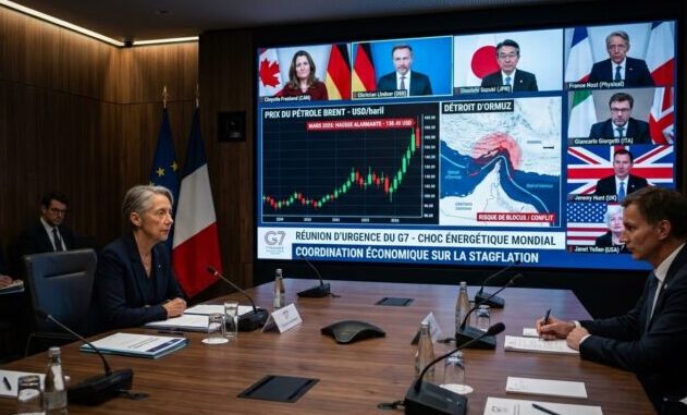 La réunion d'urgence du G7 sur le choc énergétique face à la stagflation