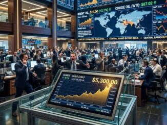 L'or franchit les 5 300 $ alors que les investisseurs cherchent un refuge