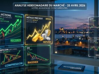 Analyse hebdomadaire des marchés du 26 Avril 2026
