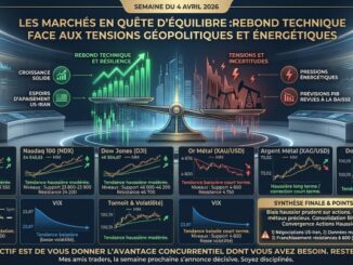 Analyse hebdomadaire des marchés du 4 avril 2026
