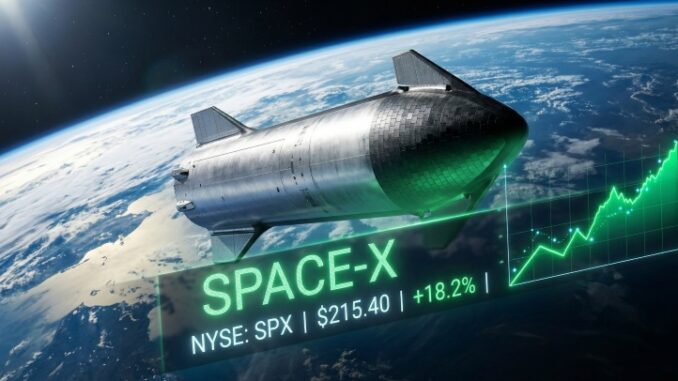 Choc boursier l'IPO de SpaceX vise un record historique de 1,75 trillion