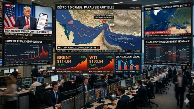 Choc énergétique les prix du pétrole et menaces de Trump contre l'Iran font bondir le Brent