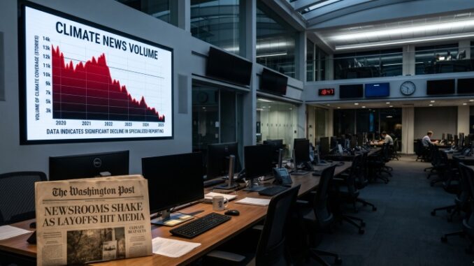La chute de la couverture médiatique du climat fragilise le soutien à la neutralité carbone