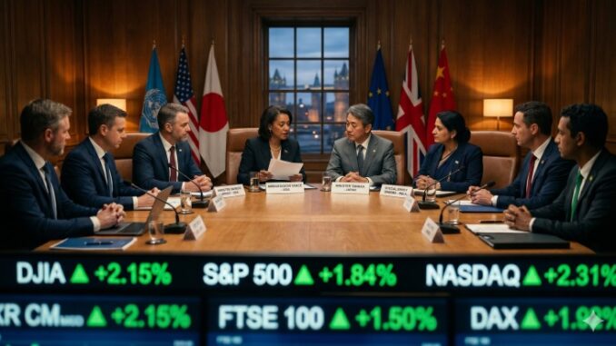 Selon Trump, fin de la guerre États-Unis Iran et les marchés boursiers prêts à exploser