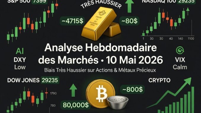 Analyse hebdomadaire des marchés du 10 mai 2026