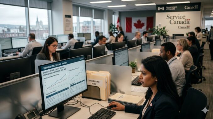 Choc économique et pression sur le système d'assurance-emploi canadien