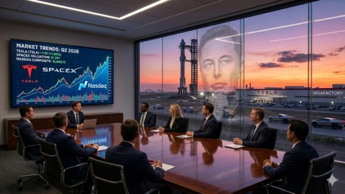 Fusion SpaceX-Tesla vers le Nasdaq : les secrets d'un empire technologique à 3 000 milliards