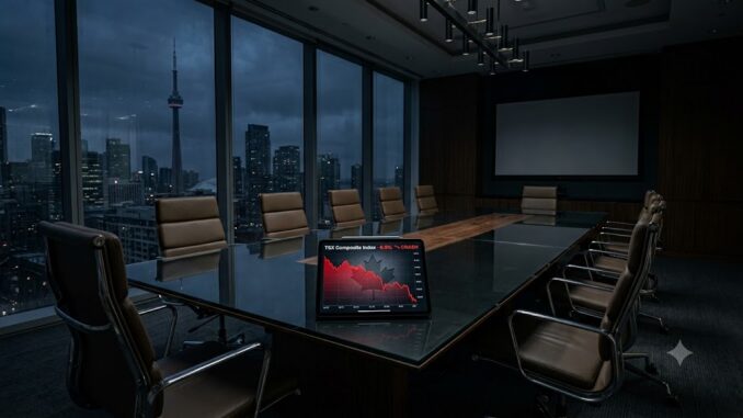 L'effondrement de l'investissement privé au Canada menace le TSX